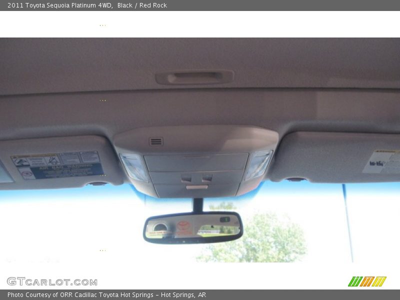 Black / Red Rock 2011 Toyota Sequoia Platinum 4WD