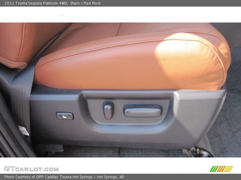 Black / Red Rock 2011 Toyota Sequoia Platinum 4WD