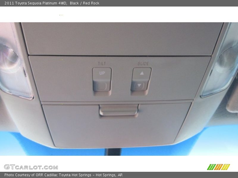 Black / Red Rock 2011 Toyota Sequoia Platinum 4WD