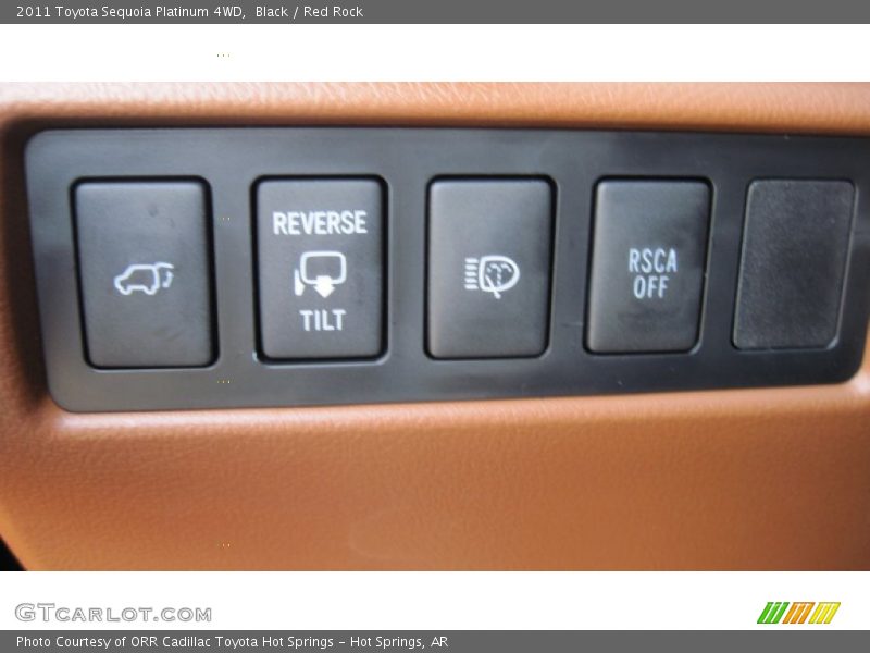 Black / Red Rock 2011 Toyota Sequoia Platinum 4WD