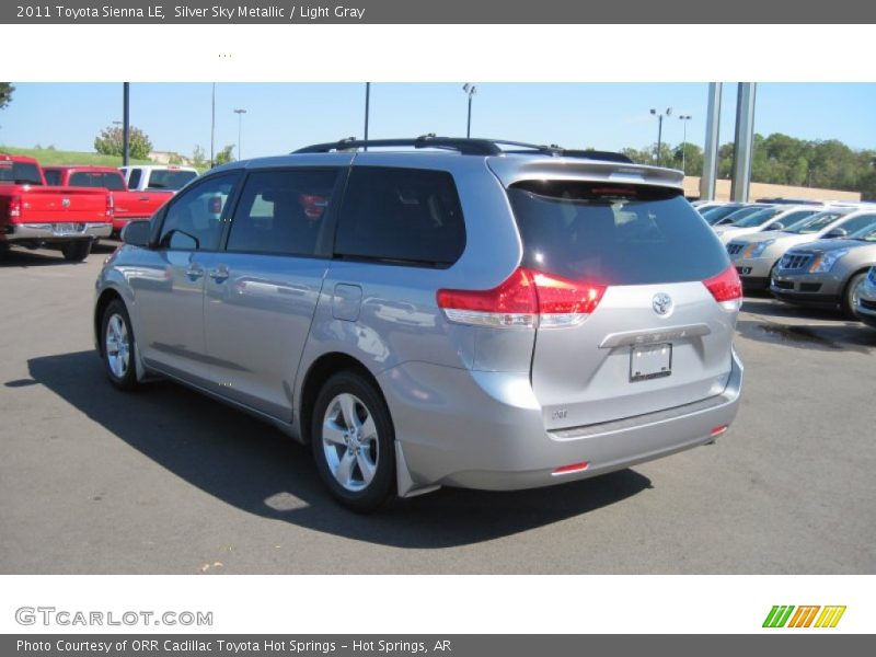 Silver Sky Metallic / Light Gray 2011 Toyota Sienna LE