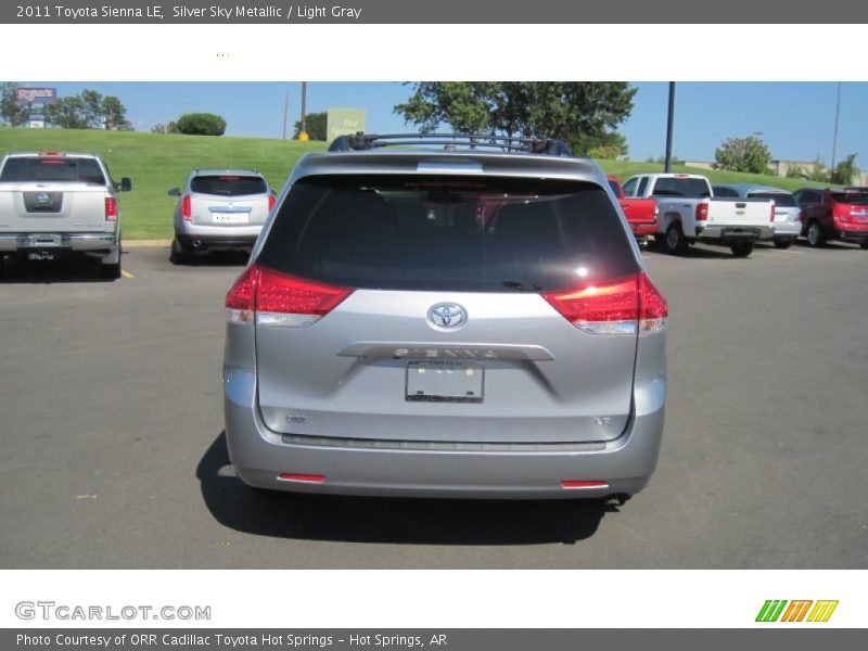 Silver Sky Metallic / Light Gray 2011 Toyota Sienna LE