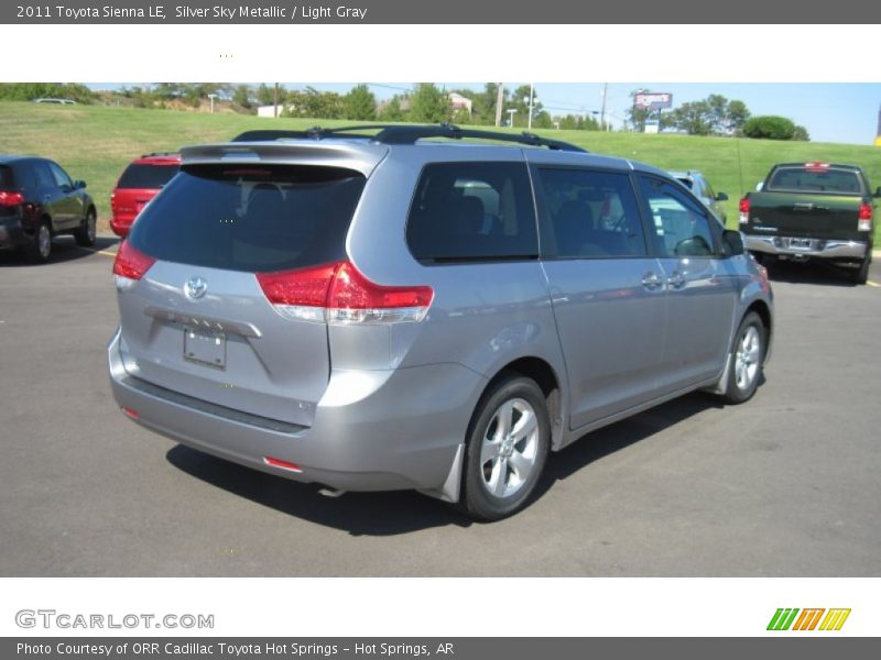 Silver Sky Metallic / Light Gray 2011 Toyota Sienna LE