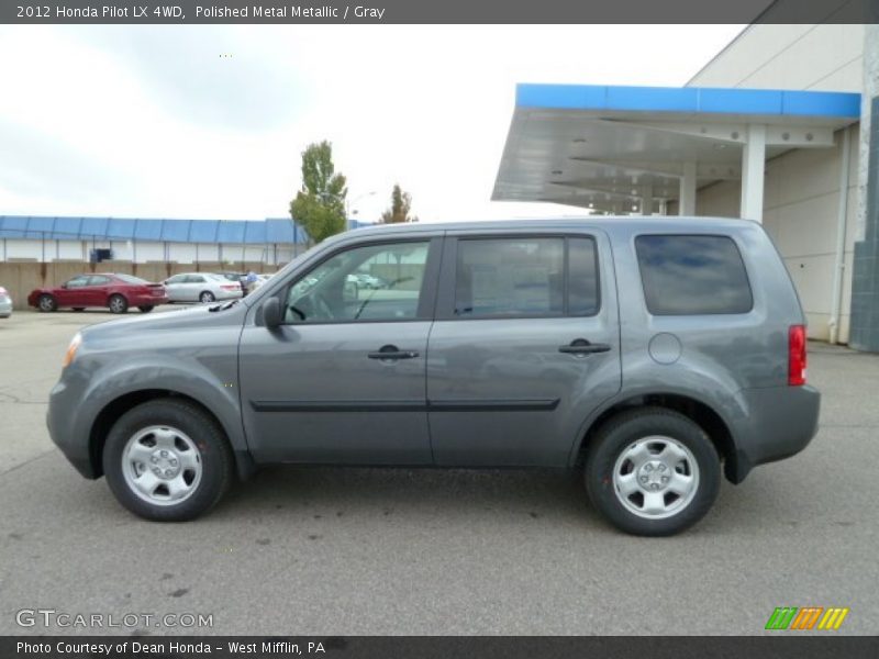Polished Metal Metallic / Gray 2012 Honda Pilot LX 4WD