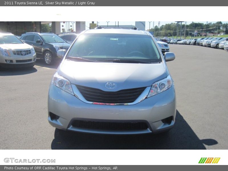 Silver Sky Metallic / Light Gray 2011 Toyota Sienna LE