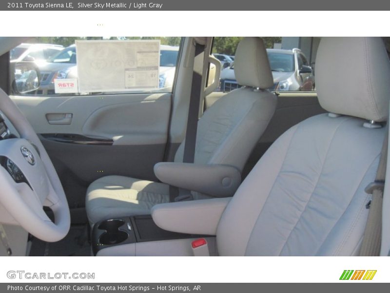 Silver Sky Metallic / Light Gray 2011 Toyota Sienna LE