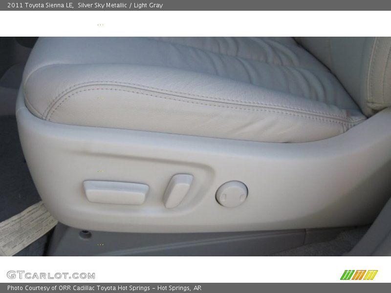 Silver Sky Metallic / Light Gray 2011 Toyota Sienna LE