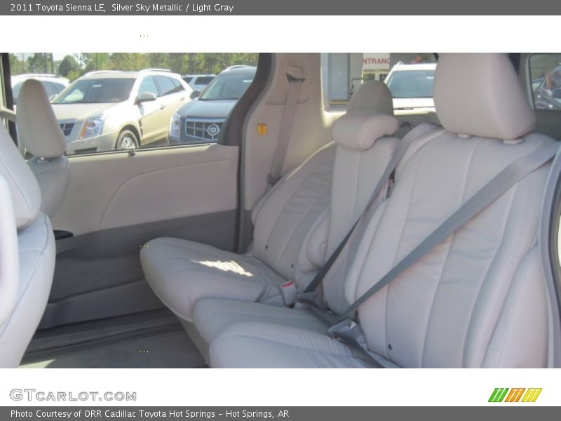Silver Sky Metallic / Light Gray 2011 Toyota Sienna LE