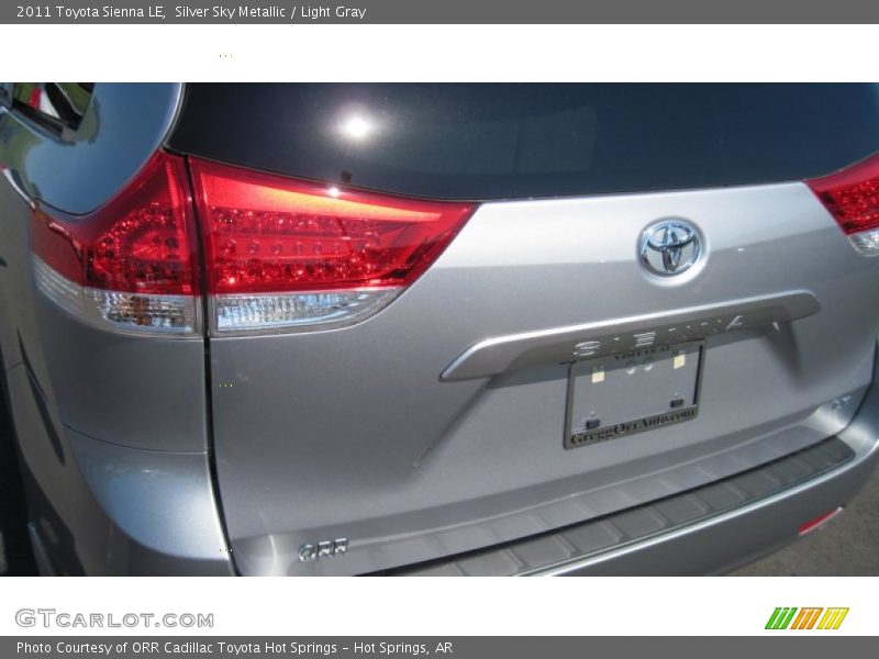 Silver Sky Metallic / Light Gray 2011 Toyota Sienna LE