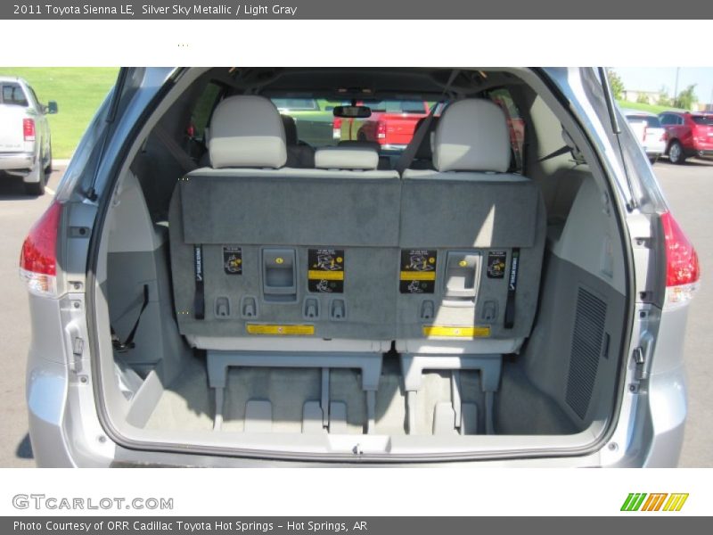 Silver Sky Metallic / Light Gray 2011 Toyota Sienna LE