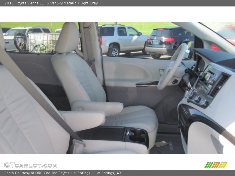 Silver Sky Metallic / Light Gray 2011 Toyota Sienna LE