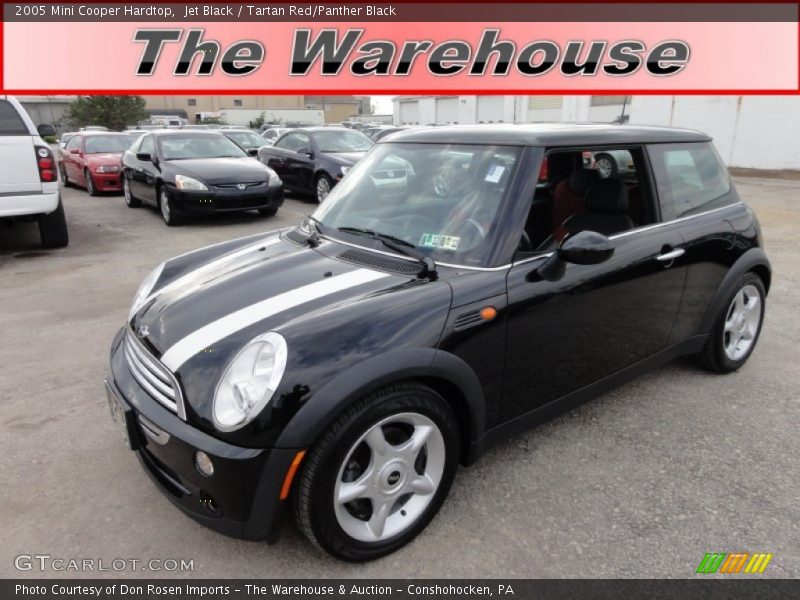 Jet Black / Tartan Red/Panther Black 2005 Mini Cooper Hardtop