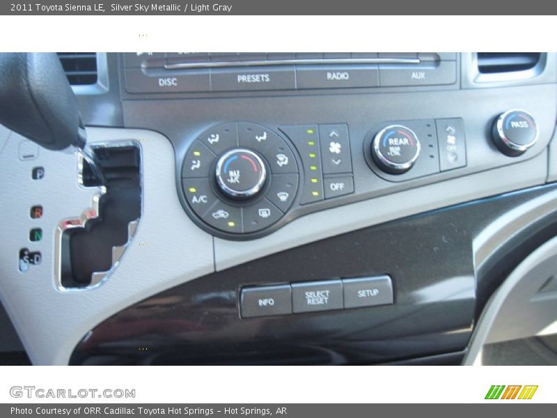 Silver Sky Metallic / Light Gray 2011 Toyota Sienna LE