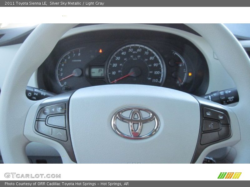 Silver Sky Metallic / Light Gray 2011 Toyota Sienna LE