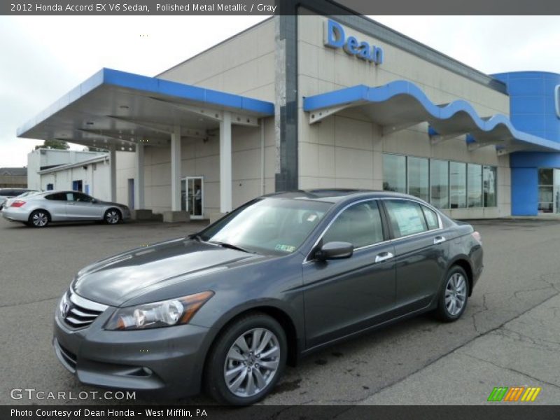 Polished Metal Metallic / Gray 2012 Honda Accord EX V6 Sedan