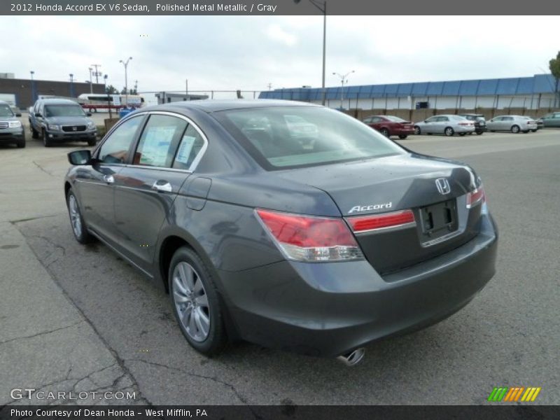 Polished Metal Metallic / Gray 2012 Honda Accord EX V6 Sedan