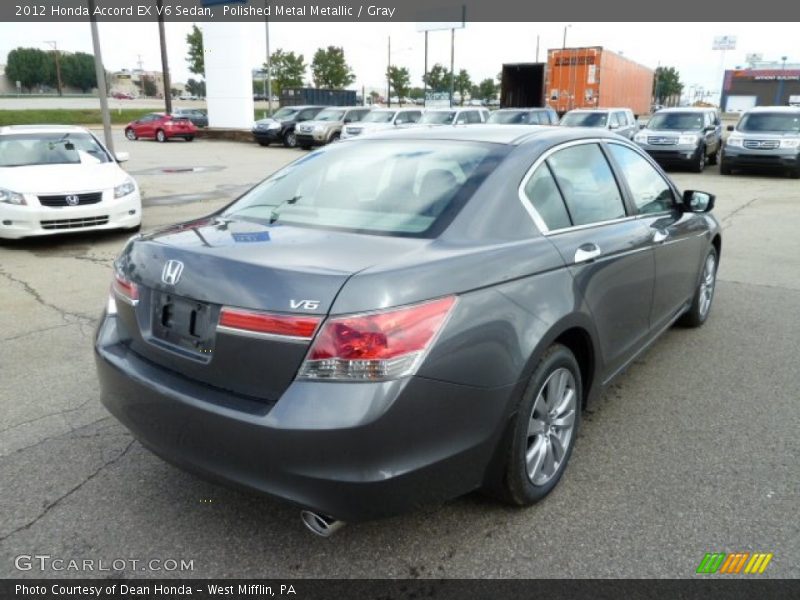 Polished Metal Metallic / Gray 2012 Honda Accord EX V6 Sedan