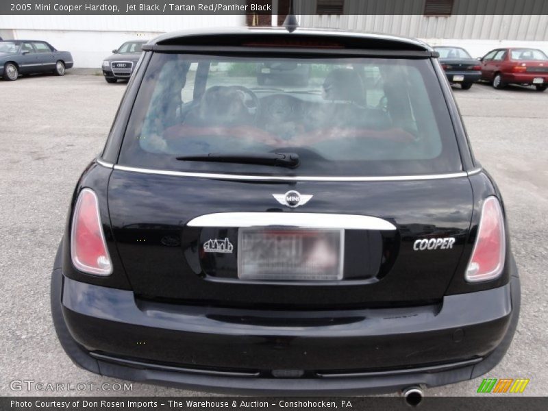 Jet Black / Tartan Red/Panther Black 2005 Mini Cooper Hardtop