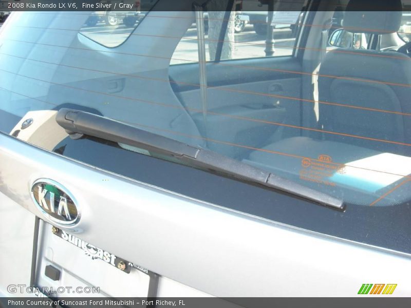 Fine Silver / Gray 2008 Kia Rondo LX V6