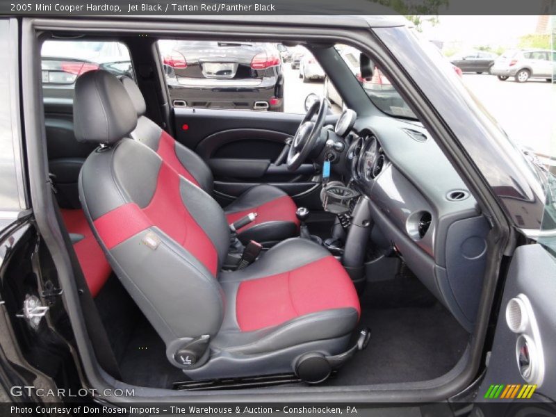 Jet Black / Tartan Red/Panther Black 2005 Mini Cooper Hardtop