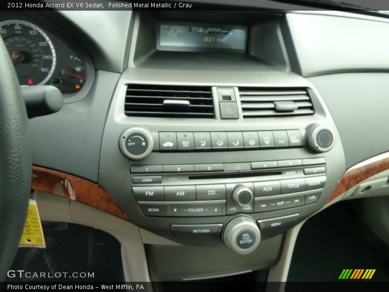 Controls of 2012 Accord EX V6 Sedan