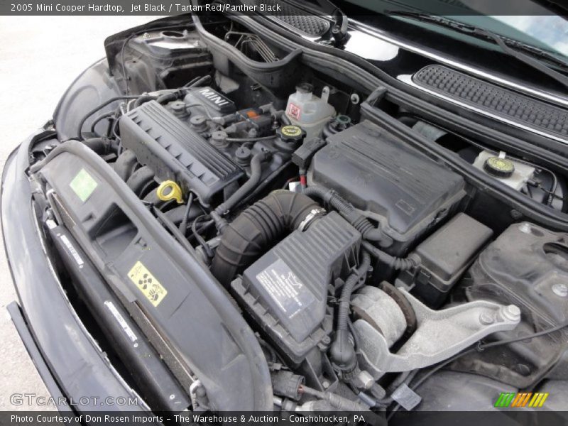 Jet Black / Tartan Red/Panther Black 2005 Mini Cooper Hardtop