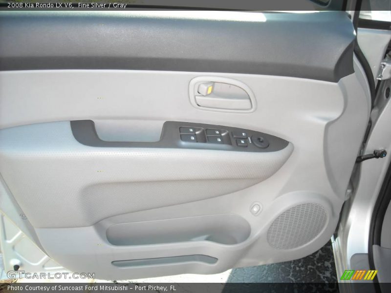 Fine Silver / Gray 2008 Kia Rondo LX V6