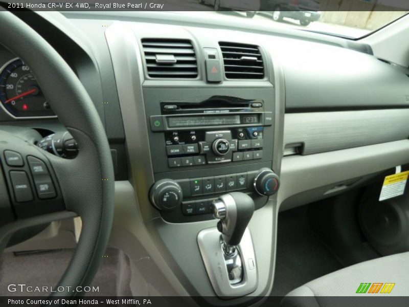 Royal Blue Pearl / Gray 2011 Honda CR-V EX 4WD