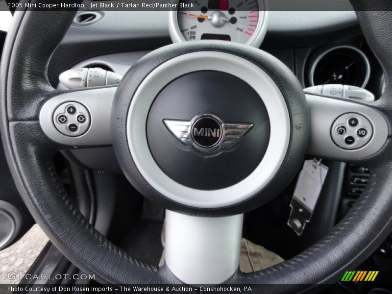 Jet Black / Tartan Red/Panther Black 2005 Mini Cooper Hardtop