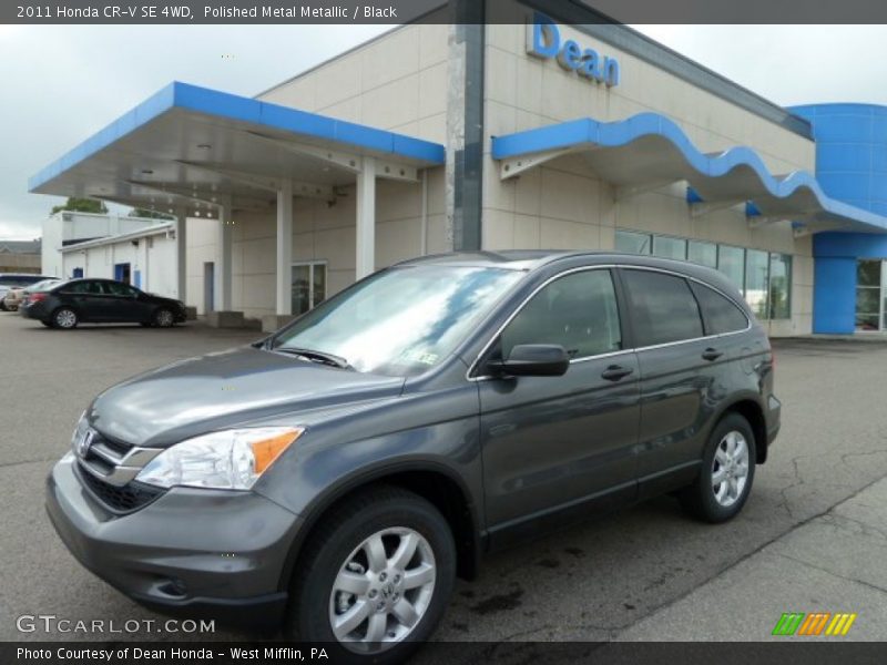 Polished Metal Metallic / Black 2011 Honda CR-V SE 4WD