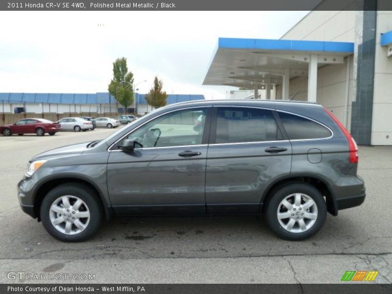 Polished Metal Metallic / Black 2011 Honda CR-V SE 4WD