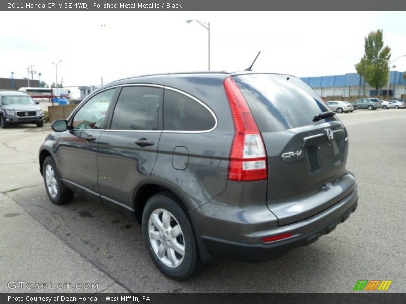 Polished Metal Metallic / Black 2011 Honda CR-V SE 4WD