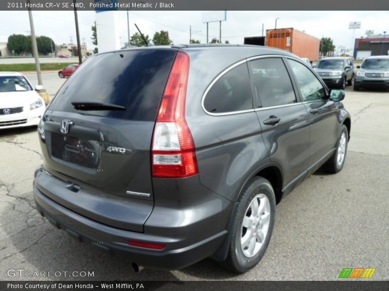 Polished Metal Metallic / Black 2011 Honda CR-V SE 4WD