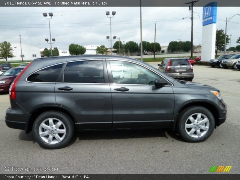 Polished Metal Metallic / Black 2011 Honda CR-V SE 4WD