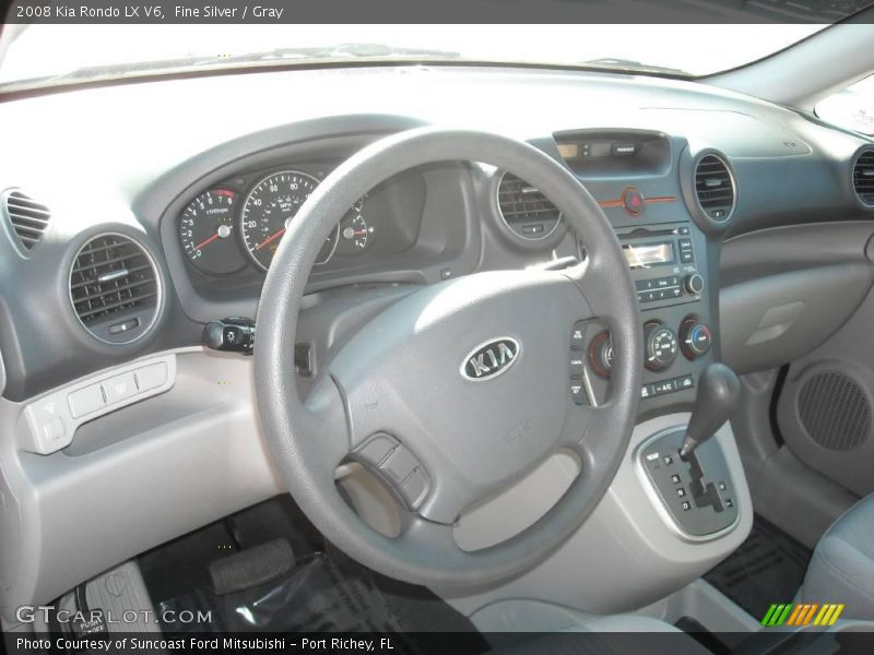Fine Silver / Gray 2008 Kia Rondo LX V6