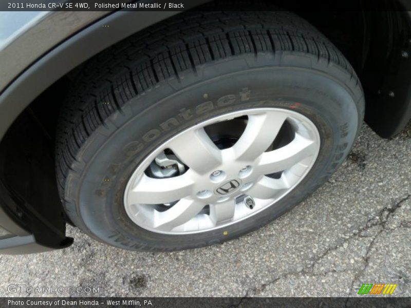 Polished Metal Metallic / Black 2011 Honda CR-V SE 4WD