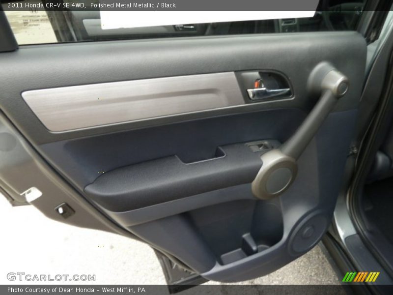 Polished Metal Metallic / Black 2011 Honda CR-V SE 4WD
