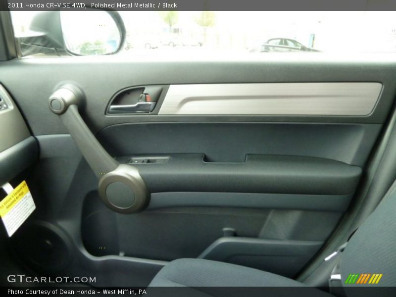 Polished Metal Metallic / Black 2011 Honda CR-V SE 4WD