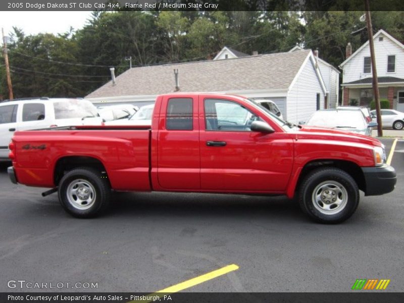  2005 Dakota ST Club Cab 4x4 Flame Red