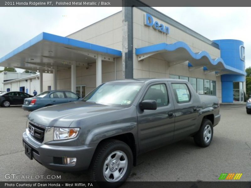 Polished Metal Metallic / Black 2011 Honda Ridgeline RT