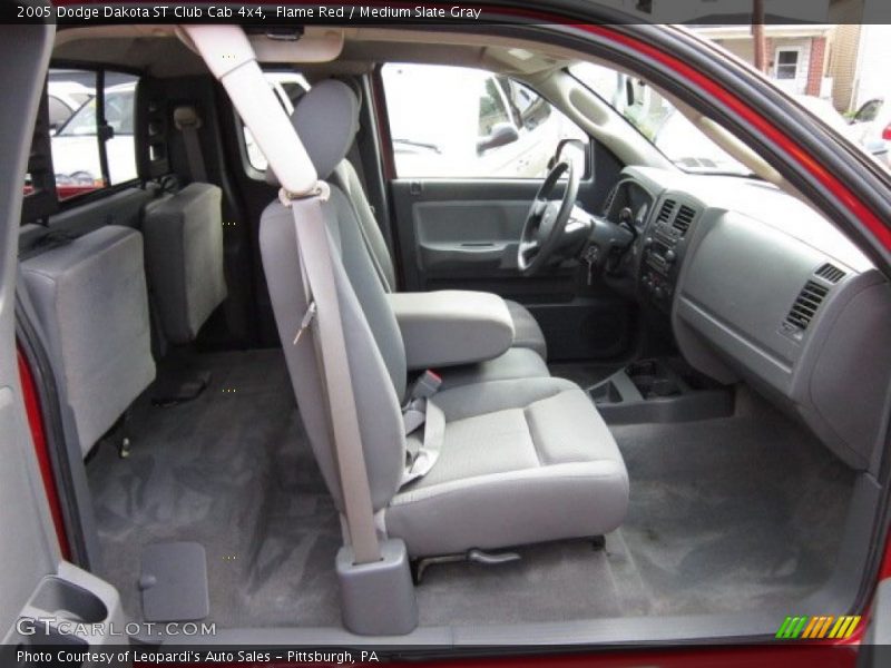  2005 Dakota ST Club Cab 4x4 Medium Slate Gray Interior