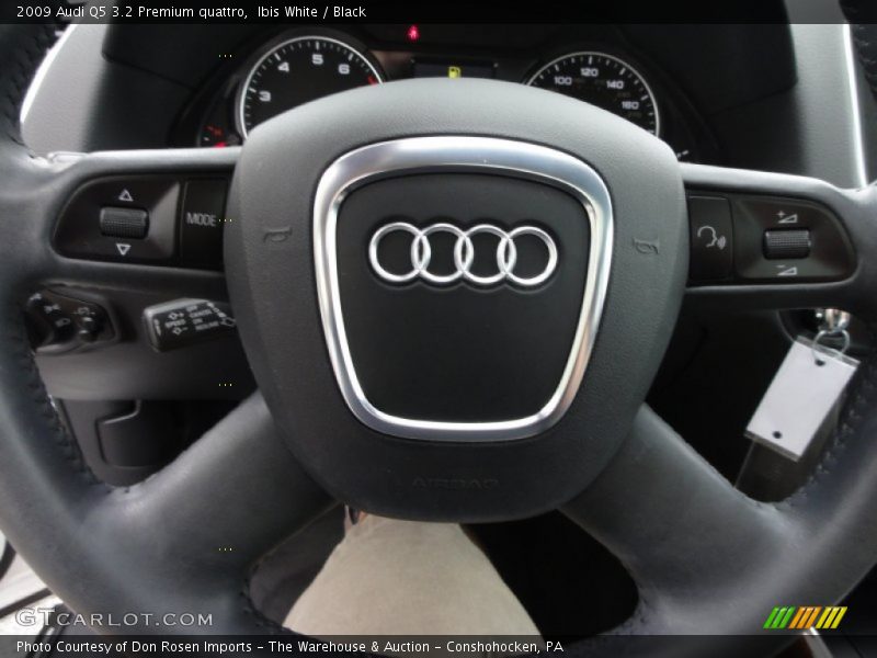 Ibis White / Black 2009 Audi Q5 3.2 Premium quattro