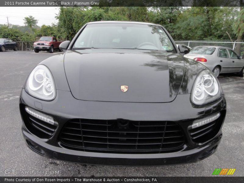 Black / Platinum Grey 2011 Porsche Cayenne Turbo