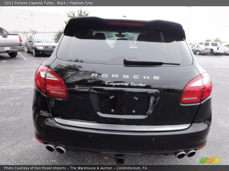 Black / Platinum Grey 2011 Porsche Cayenne Turbo