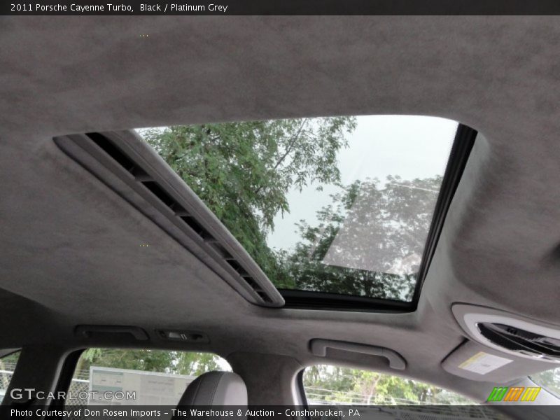 Sunroof of 2011 Cayenne Turbo