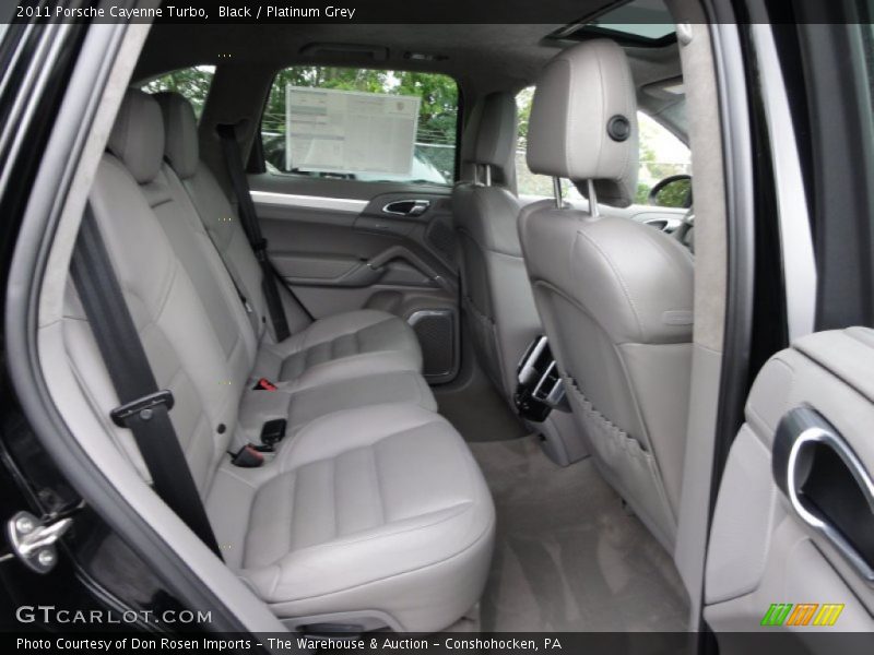 Black / Platinum Grey 2011 Porsche Cayenne Turbo