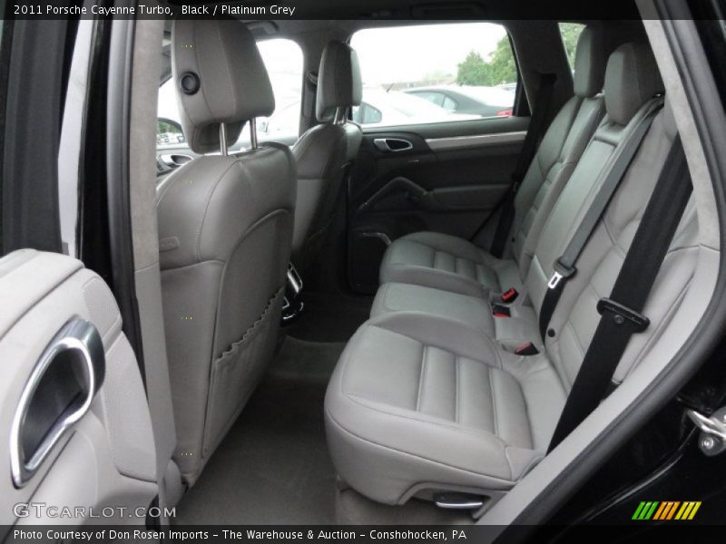 Black / Platinum Grey 2011 Porsche Cayenne Turbo