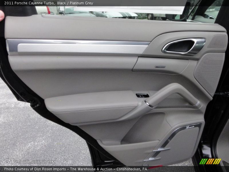 Black / Platinum Grey 2011 Porsche Cayenne Turbo