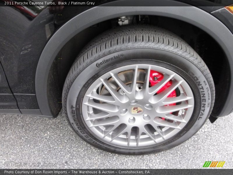 Black / Platinum Grey 2011 Porsche Cayenne Turbo