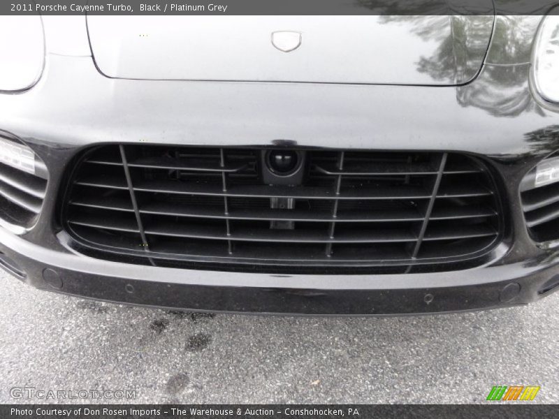 Black / Platinum Grey 2011 Porsche Cayenne Turbo